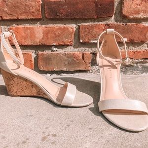 Sparkly Ankle Strap/open toe wedges (7)